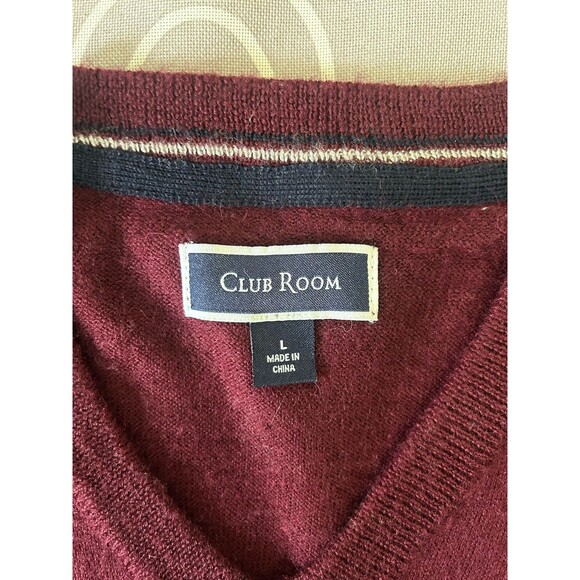 Club Room Men's Merino Wool Sweater Long Sleeve - Picture 7 of 8